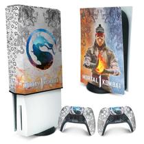 Capa Anti Poeira e Skin Compatível PS5 - Mortal Kombat 1 - Pop Arte Skins