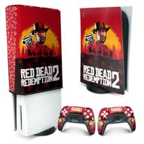 Capa Anti Poeira e Skin Compatível PS5 - Red Dead Redemption 2 - Pop Arte Skins