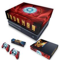 Capa Anti Poeira e Skin Compatível Xbox One Fat - Iron Man - Homem De Ferro