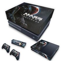 Capa Anti Poeira e Skin Compatível Xbox One Fat - Mass Effect: Andromeda