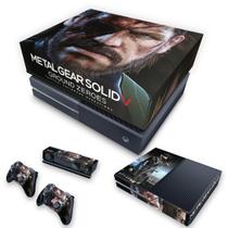 Capa Anti Poeira e Skin Compatível Xbox One Fat - Metal Gear Solid V - Pop Arte Skins