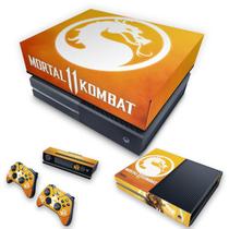 Capa Anti Poeira e Skin Compatível Xbox One Fat - Mortal Kombat 11