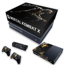 Capa Anti Poeira e Skin Compatível Xbox One Fat - Mortal Kombat X
