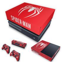 Capa Anti Poeira e Skin Compatível Xbox One Fat - Spider-Man Bundle