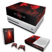 Capa Anti Poeira e Skin Compatível Xbox One S Slim - Diablo IV 4