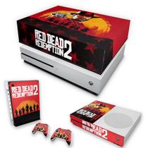 Capa Anti Poeira e Skin Compatível Xbox One S Slim - Red Dead Redemption 2 - Pop Arte Skins