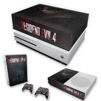 Capa Anti Poeira e Skin Compatível Xbox One S Slim - Resident Evil 4 Remake - Pop Arte Skins