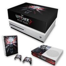 Capa Anti Poeira e Skin Compatível Xbox One S Slim - The Witcher 3 A