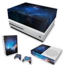 Capa Anti Poeira e Skin Compatível Xbox One S Slim - Universo Cosmos