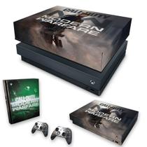 Capa Anti Poeira e Skin Compatível Xbox One X - Call Of Duty Modern Warfare