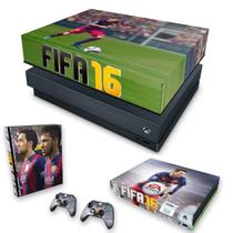 Capa Anti Poeira e Skin Compatível Xbox One X - Fifa 16