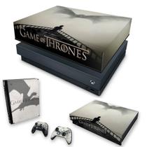 Capa Anti Poeira e Skin Compatível Xbox One X - Game Of Thrones B