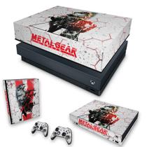 Capa Anti Poeira e Skin Compatível Xbox One X - Metal Gear Solid