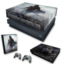 Capa Anti Poeira e Skin Compatível Xbox One X - Middle Earth: Shadow Of Mordor