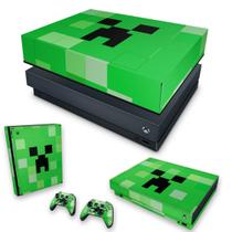 Capa Anti Poeira e Skin Compatível Xbox One X - Modelo 396