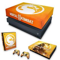 Capa Anti Poeira e Skin Compatível Xbox One X - Mortal Kombat 11