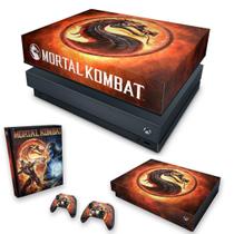 Capa Anti Poeira e Skin Compatível Xbox One X - Mortal Kombat