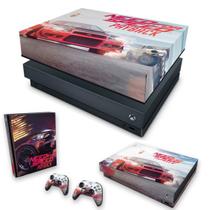 Capa Anti Poeira e Skin Compatível Xbox One X - Need For Speed Payback