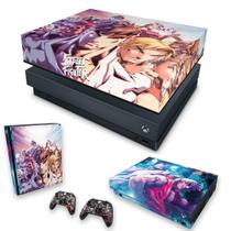 Capa Anti Poeira e Skin Compatível Xbox One X - Street Fighter