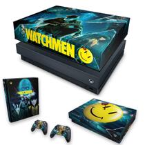 Capa Anti Poeira e Skin Compatível Xbox One X - Watchmen