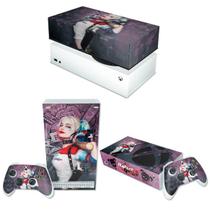 Capa Anti Poeira e Skin Compatível Xbox Series S - Arlequina Harley Quinn