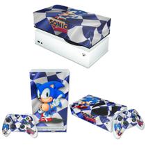 Capa Anti Poeira e Skin Compatível Xbox Series S - Sonic