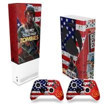 Capa Anti Poeira e Skin Compatível Xbox Series S Vertical - Call Of Duty Cold War