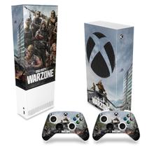 Capa Anti Poeira e Skin Compatível Xbox Series S Vertical - Call of Duty Warzone - Pop Arte Skins