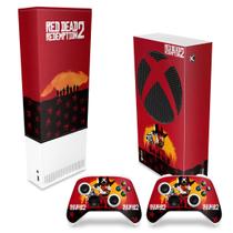 Capa Anti Poeira e Skin Compatível Xbox Series S Vertical - Red Dead Redemption 2 - Pop Arte Skins