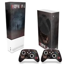 Capa Anti Poeira e Skin Compatível Xbox Series S Vertical - Resident Evil 4 Remake