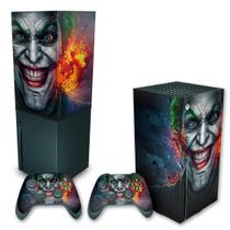 Capa Anti Poeira e Skin Compatível Xbox Series X - Coringa Joker - Pop Arte Skins