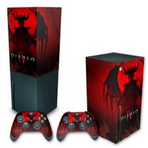 Capa Anti Poeira e Skin Compatível Xbox Series X - Diablo IV 4