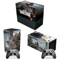 Capa Anti Poeira e Skin Compatível Xbox Series X Horizontal - Call of Duty Warzone