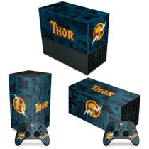 Capa Anti Poeira e Skin Compatível Xbox Series X Horizontal - Thor Comics