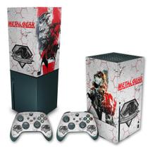 Capa Anti Poeira e Skin Compatível Xbox Series X - Metal Gear Solid