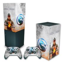Capa Anti Poeira e Skin Compatível Xbox Series X - Mortal Kombat 1
