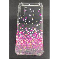 Capa Anti Queda Chuva de Coração Para Samsung Galaxy A05S