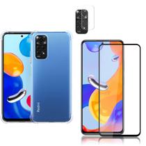 Capa Anti Queda Compatível Xiaomi Redmi Note 11 4G + Película 5D + Câmera