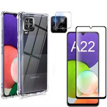 Capa Anti Queda + Peli 3D + Camera p Samsung Galaxy A22 4G - Easy Case