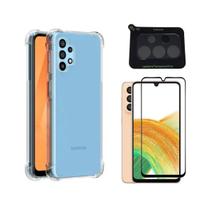 Capa Anti Queda + Peli 5d + P Camera Para Samsung Galaxy A33
