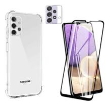 Capa Anti Queda + Pelicula 3d + Pl Camera Samsung Galaxy A32