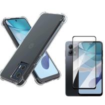 Capa Anti Queda + Pelicula de Vidro 3D Para Motorola G14