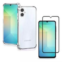 Capa Anti Queda + Película de Vidro 3D Para Samsung Galaxy A06 Capa Anti Queda + Película de Vidro 3D Para Samsung Galaxy A06