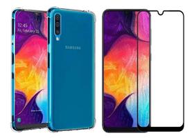 Capa Anti Queda Samsung Galaxy A30s + Pelicula 3d 5d 9d Full Cover