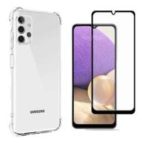 Capa Anti Queda Samsung Galaxy A32 5G + Película 9D Vidro