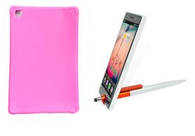 Capa Anti queda silicone rígido p/ tablet Samsung 10.4 A7 T500 T505 + Caneta Suporte touch - Commercedai
