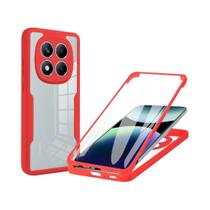 Capa Anti-Queda Transparente TPU PC 360 Graus Para Redmi Note14 Pro+ 5G 14C