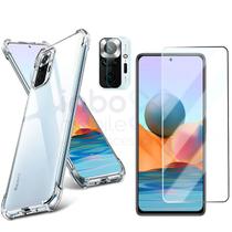 Capa Anti Queda Xiaomi Redmi Note 10 +Pelicula Vidro +Camera