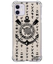 Capa Anti Shock Camisa Capinha Do Corinthians Preto E Branco