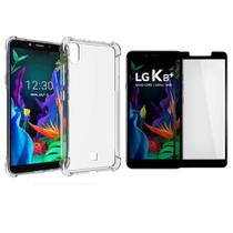 Capa Anti Shock e Película De Vidro 9D Para LG K8 Plus 5.45